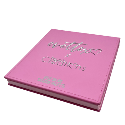 Packaging Cardboard Cosmetic Box Covered Glossy Lamination Empty Eyeshadow Palette