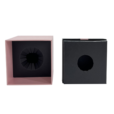Hot Stamping Logo Gifts Packing Boxes Pink Black Perfume Collection Box