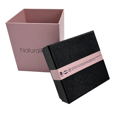 Hot Stamping Logo Gifts Packing Boxes Pink Black Perfume Collection Box