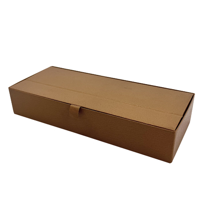Classical Light Brown PU Gifts Packing Boxes Luxury Pen Display Box