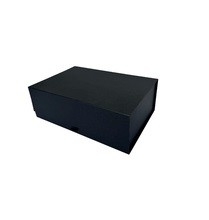 Black Folding Packaging Gift Box Custom Foldable Box 245*160*73mm