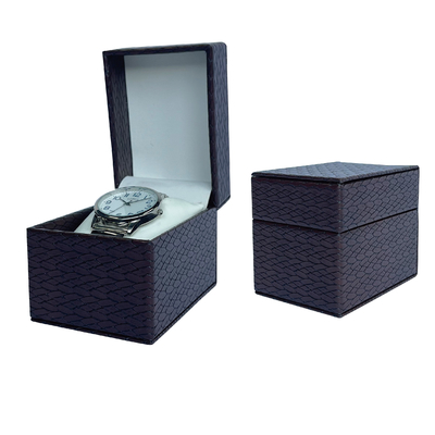 SGS Brown Wrist Watch Packaging Boxes Waterproof Bangle Bracelet Gift Boxes