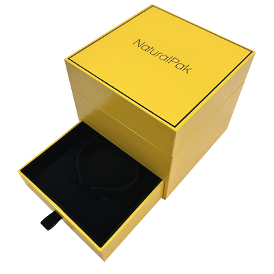 Scatole per imballaggio di orologi da polso creativi in ​​carta personalizzata con cassetto