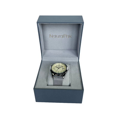 Custom Blue Oem Wrist Watch Packaging Boxes Shape Square