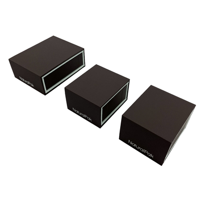 White Heavy Sleeve Drawer Jewelry Box Packaging For Ring Gift