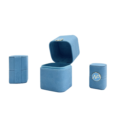 Luxury PU Jewelry Watch Gift Perfume Packaging Box With Button