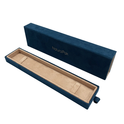 High End Suede Drawer Jewelry Packing Box For Ring Earring Pendant Bangle Bracelet