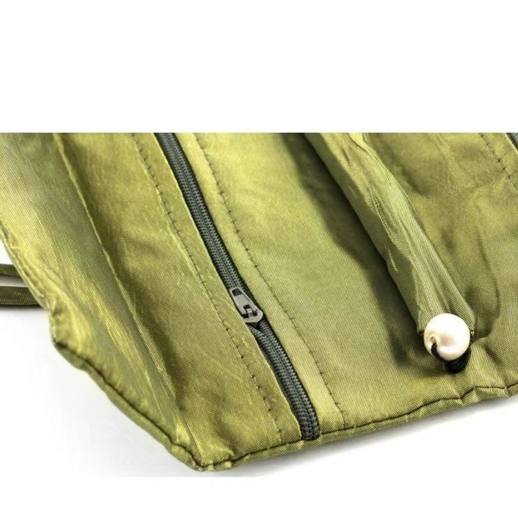 OEM ODM Roll Up Travel Jewelry Organizer Suede Jewellery Rolls For Travelling