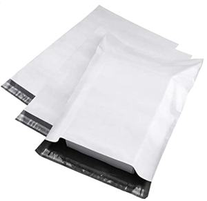 Waterproof Postage Parcel Delivery Bag Outside White Inside Black