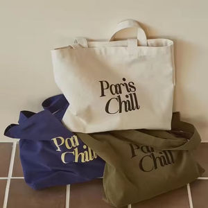 Promotional Blank Plain Cotton Canvas Tote Bags
