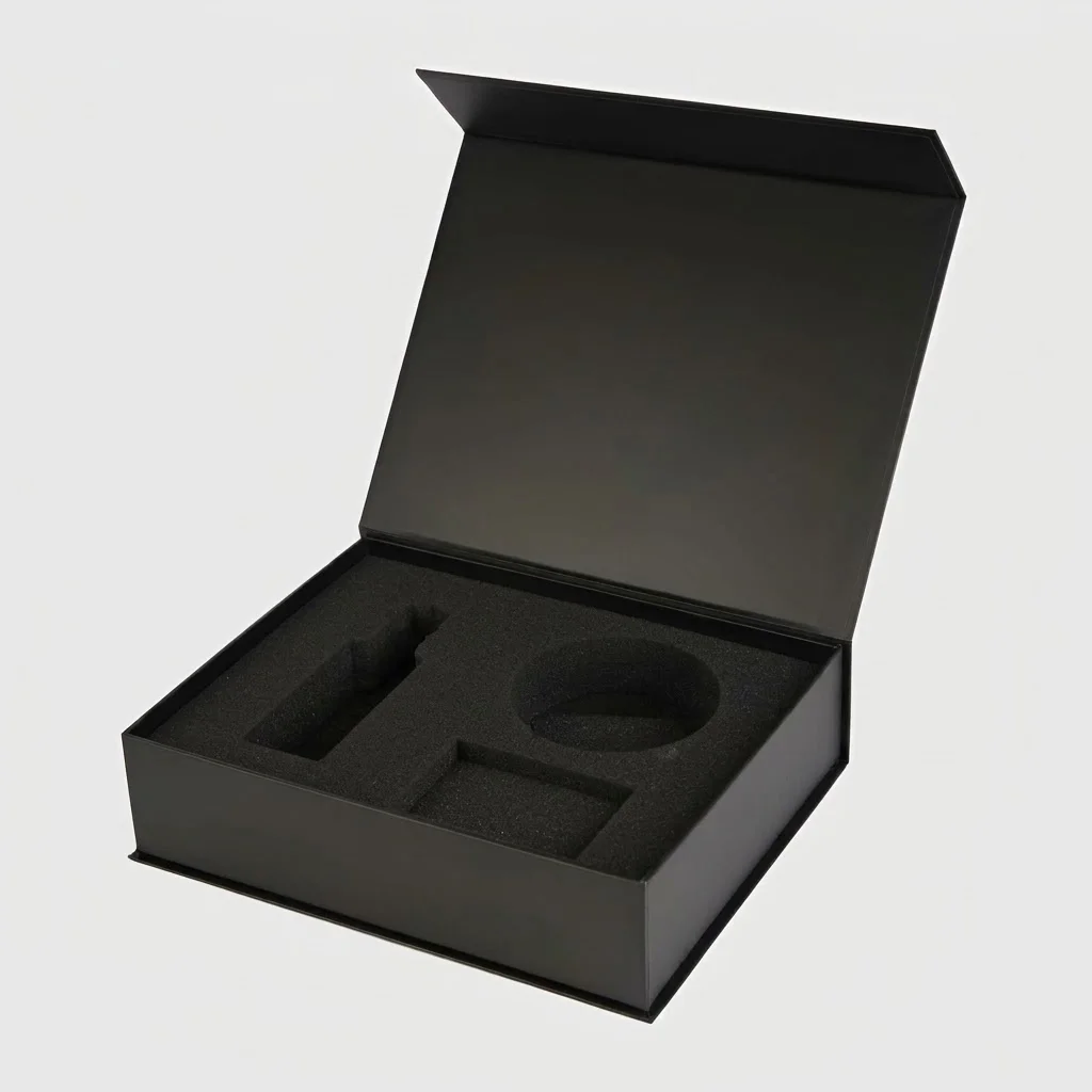 Magnetic closure custom candle rigid gift box