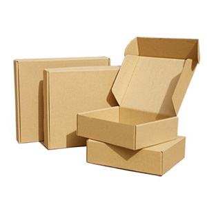 Factory Direct Sale Corrugated Mailer Durable Foldable Kraft Paper Packaging Boxes For Express Delivery