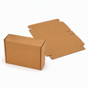 Eco Friendly Biodegradable Kraft Mailer Boxes For Wholesale Corrugated Shipping Carton Custom Logo Print