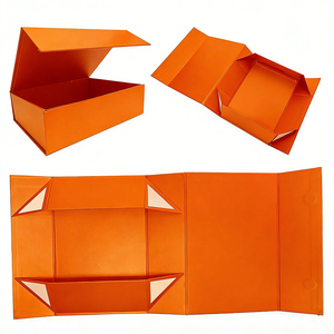 Eco Recyclable Black Flat Pack Rigid Box