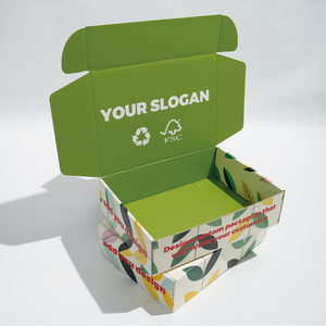 Custom Logo Print Tuck Top Corrugated Paper Packaging Self Pealing Mailer Postal Shipping Box