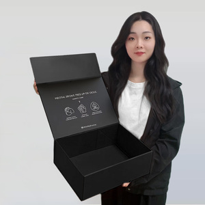 JeyBox Factory Wholesale Black Rigid Paper Box