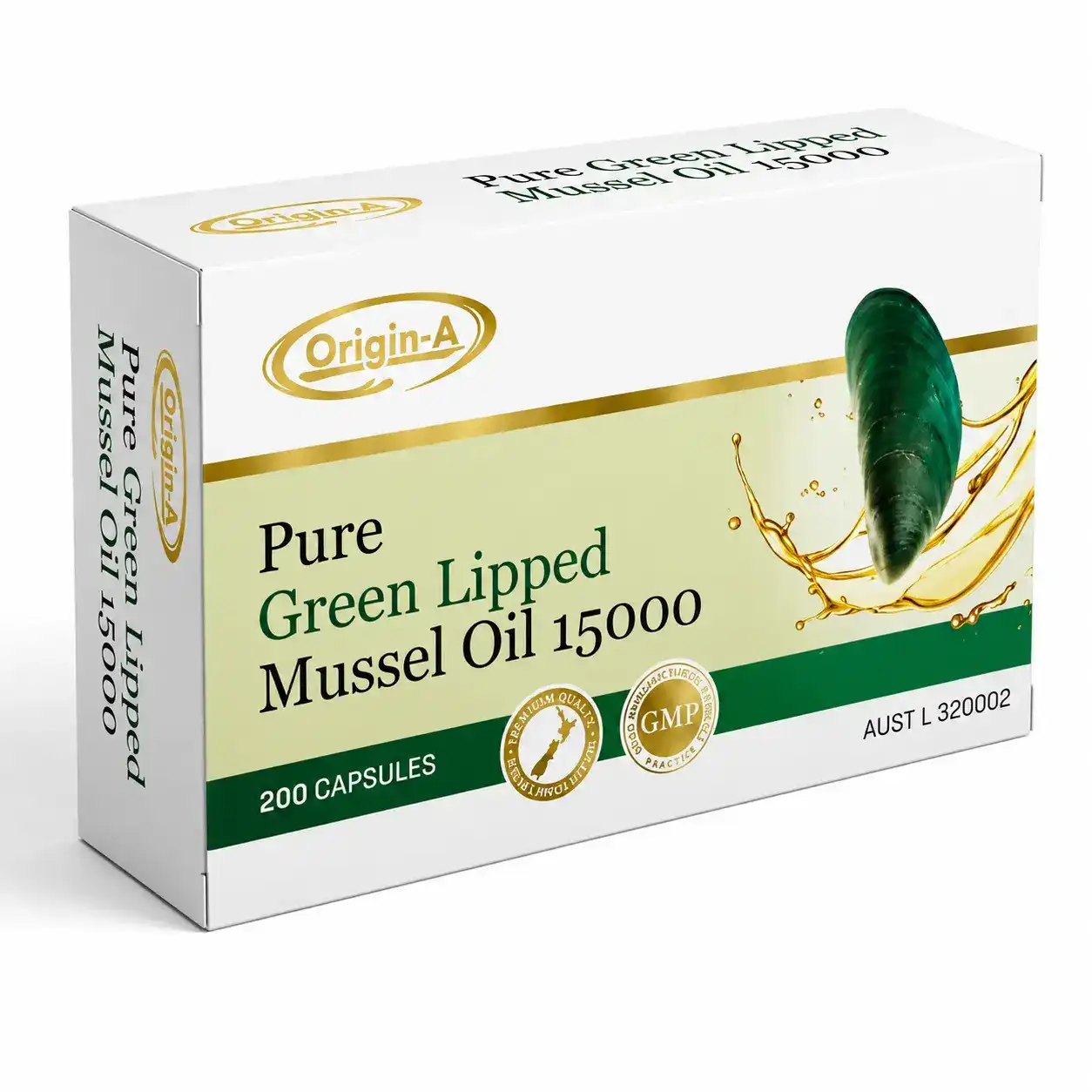Origin-A Supplement Carton Box with Gloss Finish