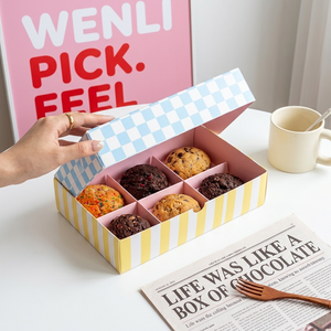 Custom Color Food Grade Cookie Box