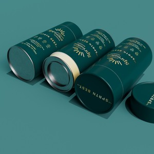 Customised Eco Friendly Food Grade Kraft Paper Tube Packaging