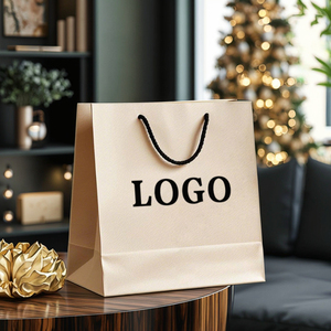 Luxury Kraft Paper Bag Pink Craft Gift Bag