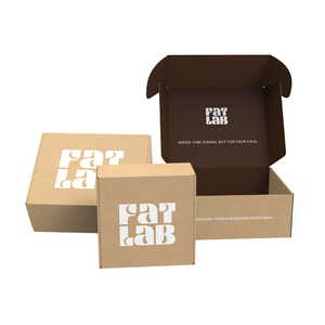 Eco-Friendly Custom Printed Folders Mailer Shipping Box with Matt Lamination and Custom Logo