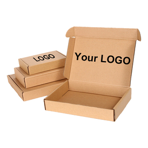 Custom Logo Size Eco-Friendly Kraft Mailer Shipping Box with Embossing Low Price Long Narrow Envelope Packaging